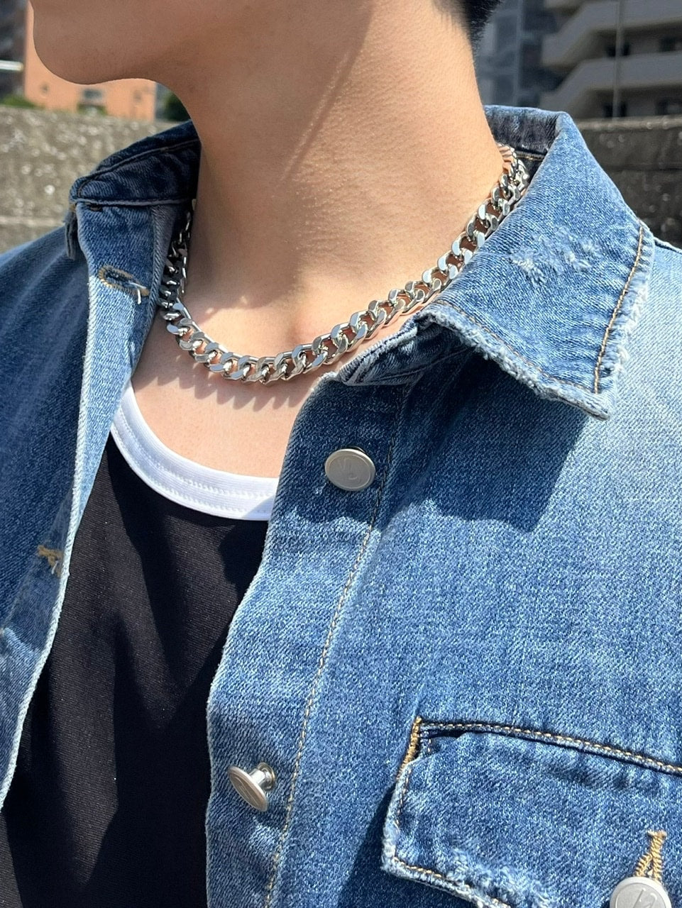 受注制【Chikashitsu +】design chain necklace 2