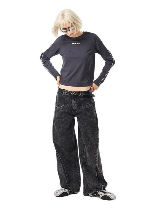 【MODITEC】RIBBED LONG SLEEVE TEE