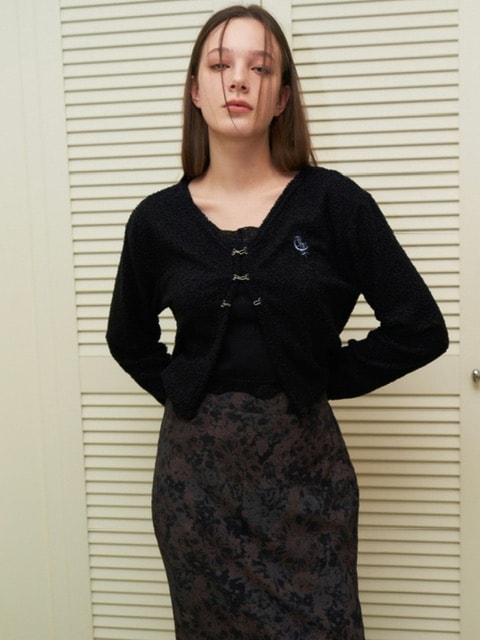 【FANCY CLUB】ALL SOFT HOOK CARDIGAN