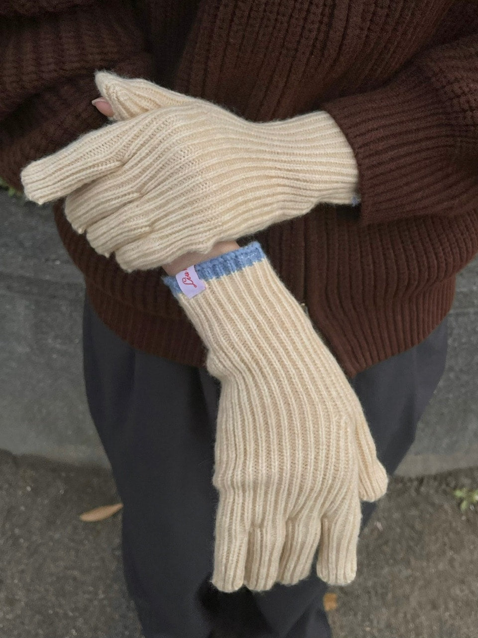 受注制【Chikashitsu +】bi-color hand warmer (5color)