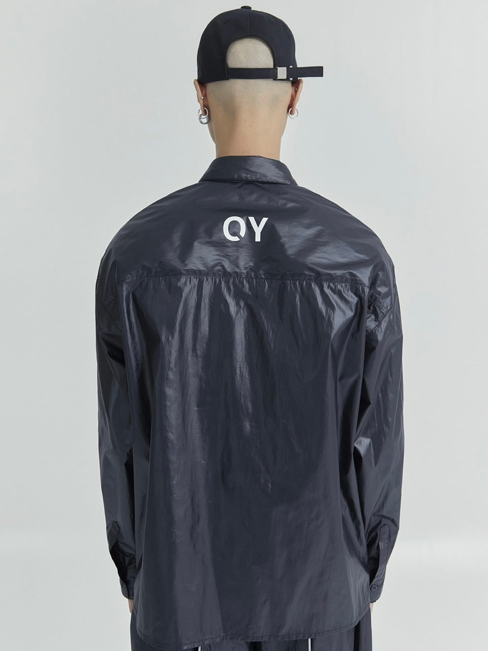 【OY】LAYERED PANEL LOGO SHIRTS