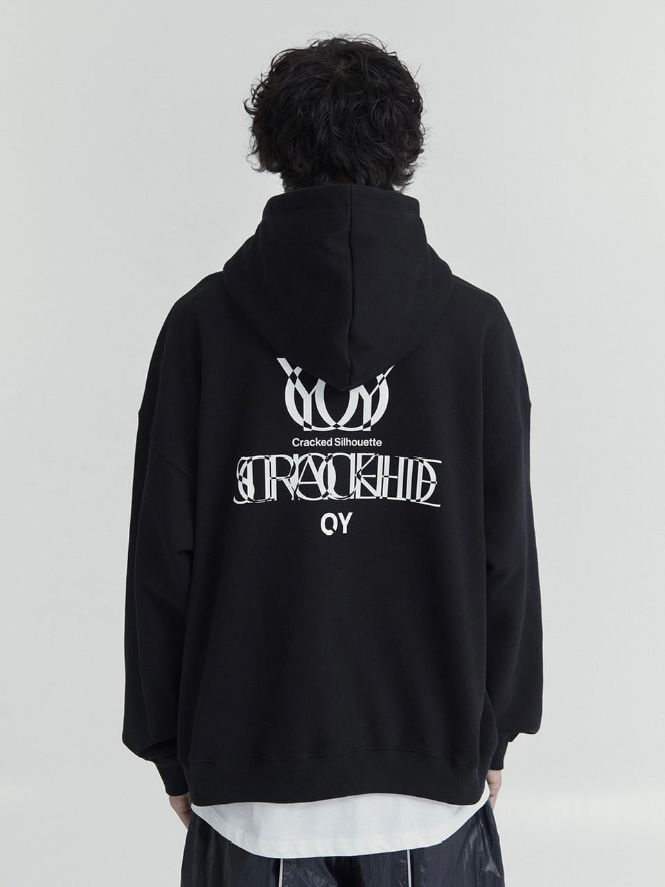 【OY】OVERLAY LOGO ZIPPER POLA HOODIE