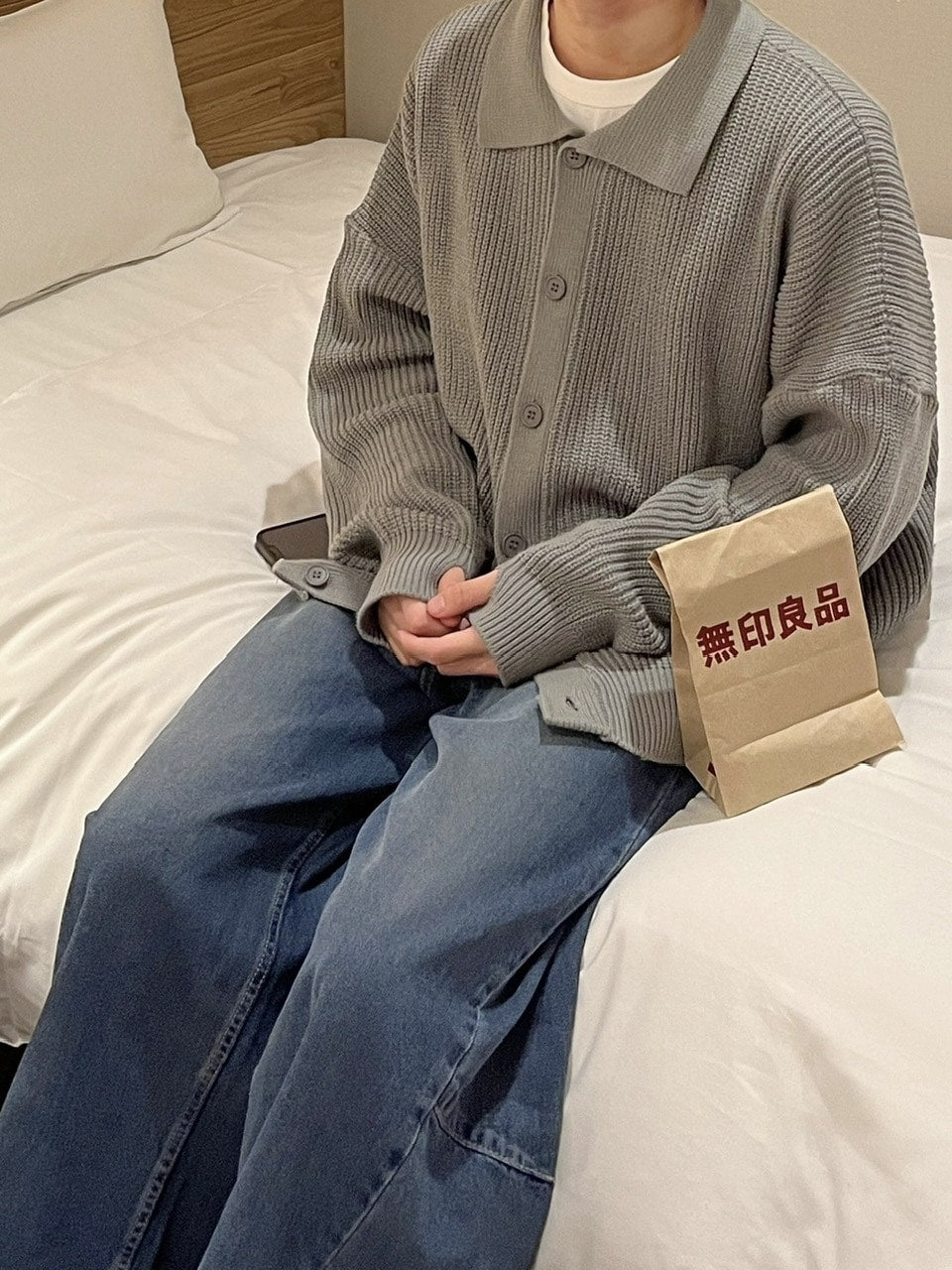 受注制【youll】denim wide pants (2color)