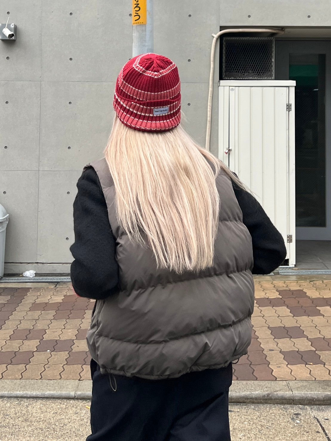 受注制【Chikashitsu +】border beanie (7color)