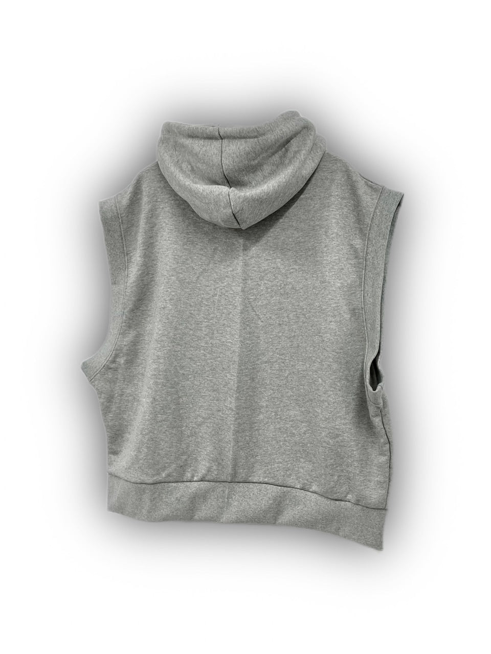 受注制【Never mind the XU】sleeveless zip hoodie (2color)