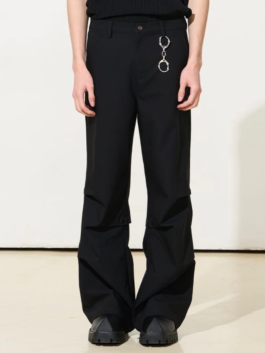 【MODITEC】M metal decorative micro trousers