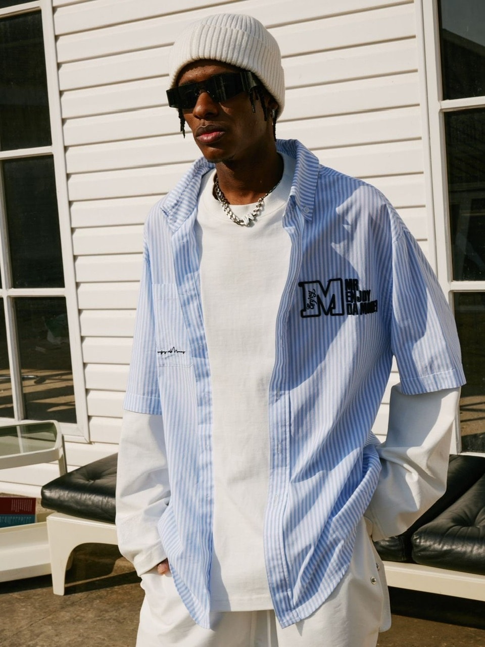 【MR. ENJOY DA MONEY】Fake Two Shirts