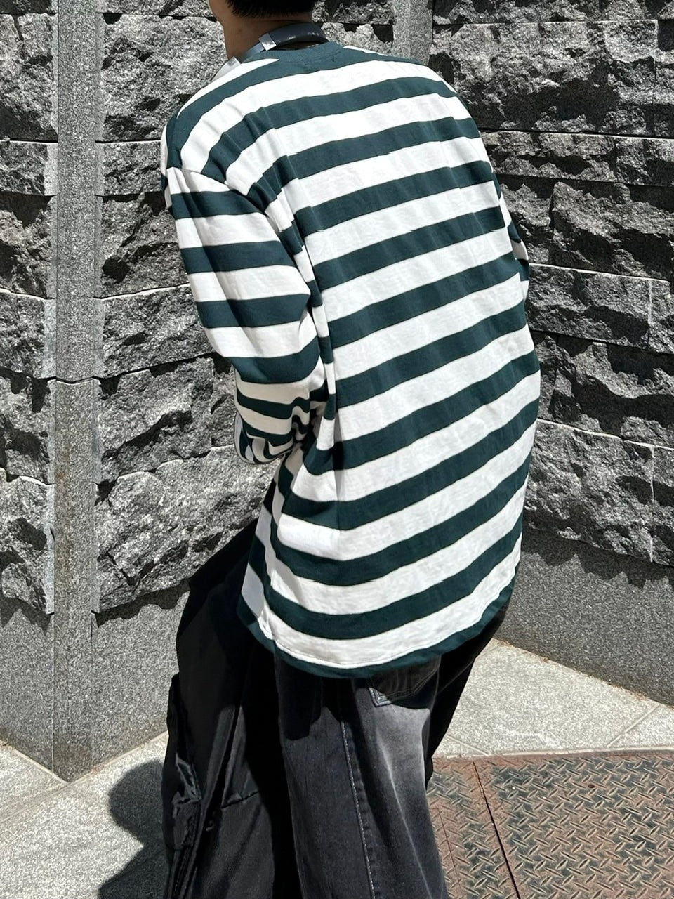 受注制【Chikashitsu +】border long sleeve (2color)