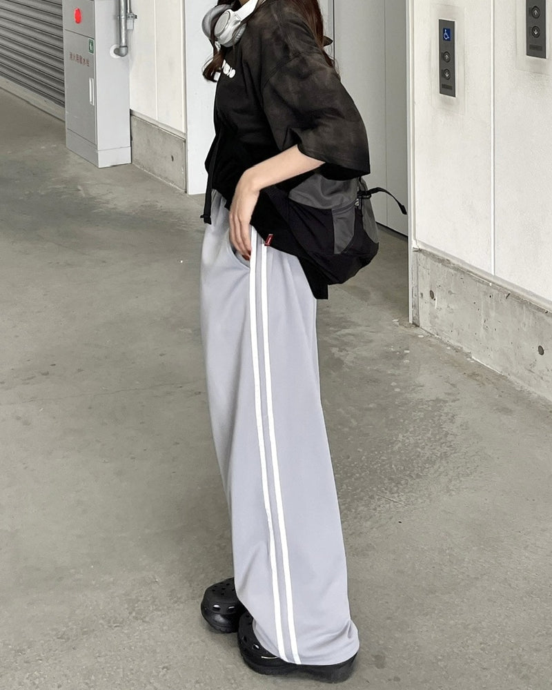 受注制【youll】track wide pants (2color)