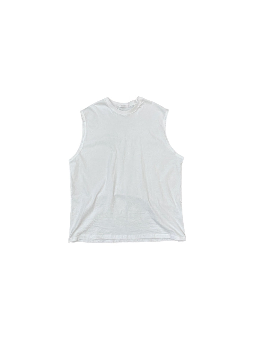 受注制【Chikashitsu +】basic cotton sleeveless (5color)