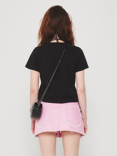 【CRANK】DENIM MINI SKIRT PANTS / 【クランク】デニムミニスカートパンツ