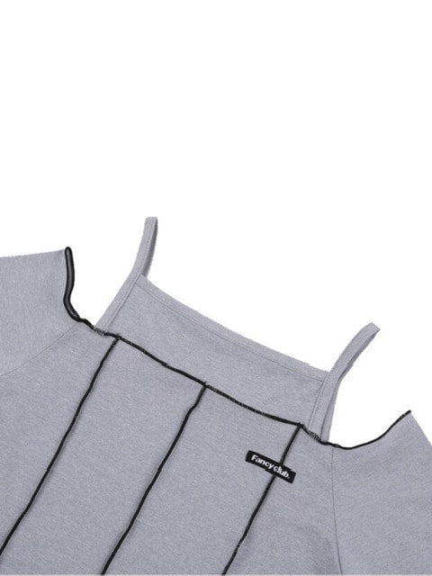【FANCY CLUB】CUT-OUT OFF SHOURDER