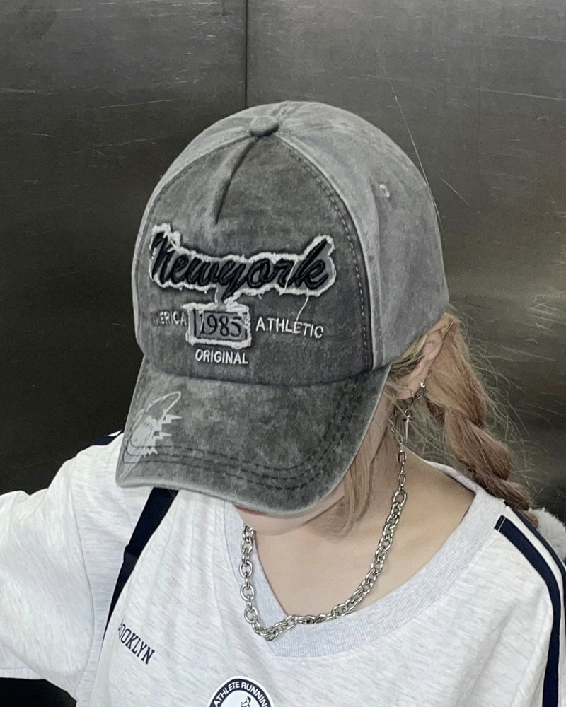 受注制【Never mind the XU】grunge cap (3color)