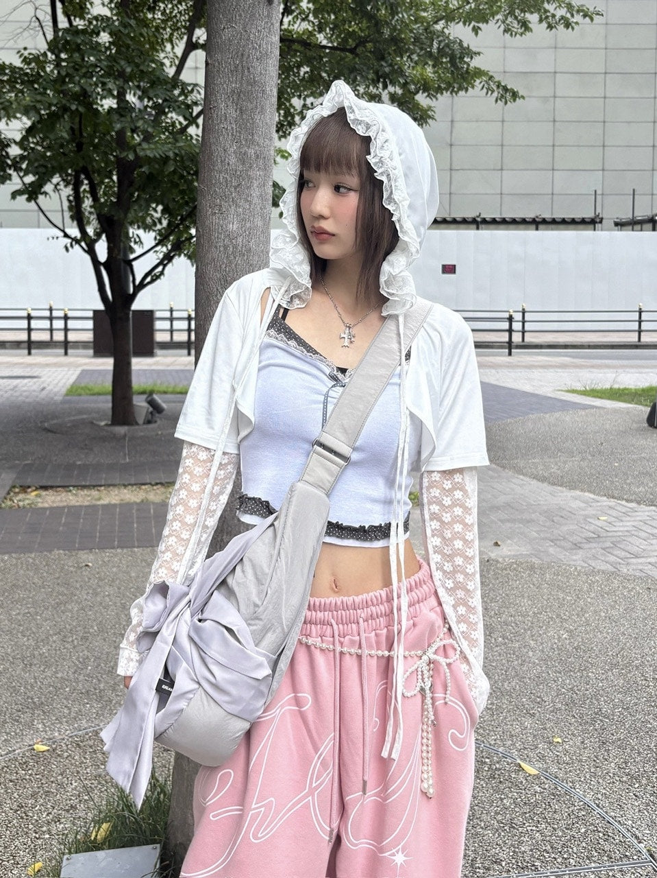 受注制【Never mind the XU】double cross necklace / 【ネバーマインドザエックスユー】ダブルクロスネックレスシルバーネックレス