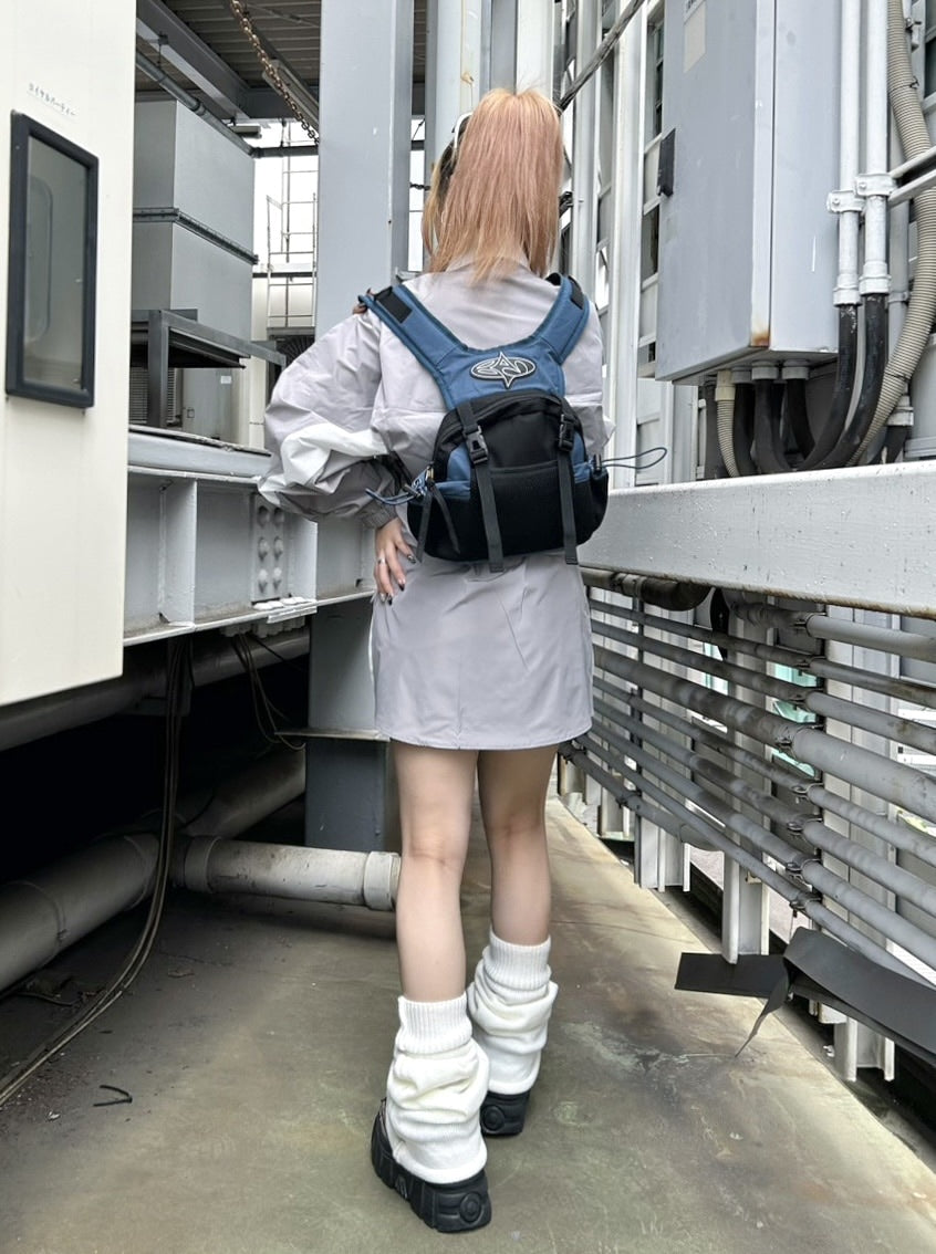 受注制【Never mind the XU】track jacket & skirt (2color)