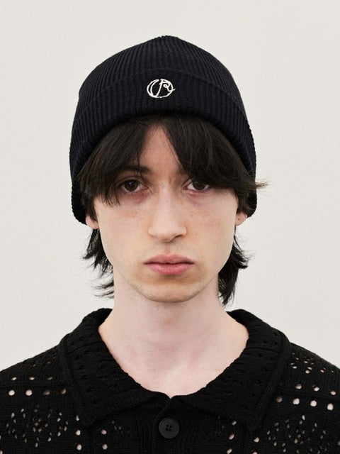【RE:ON STUDIO】REON LOGO COTTON BEANIE