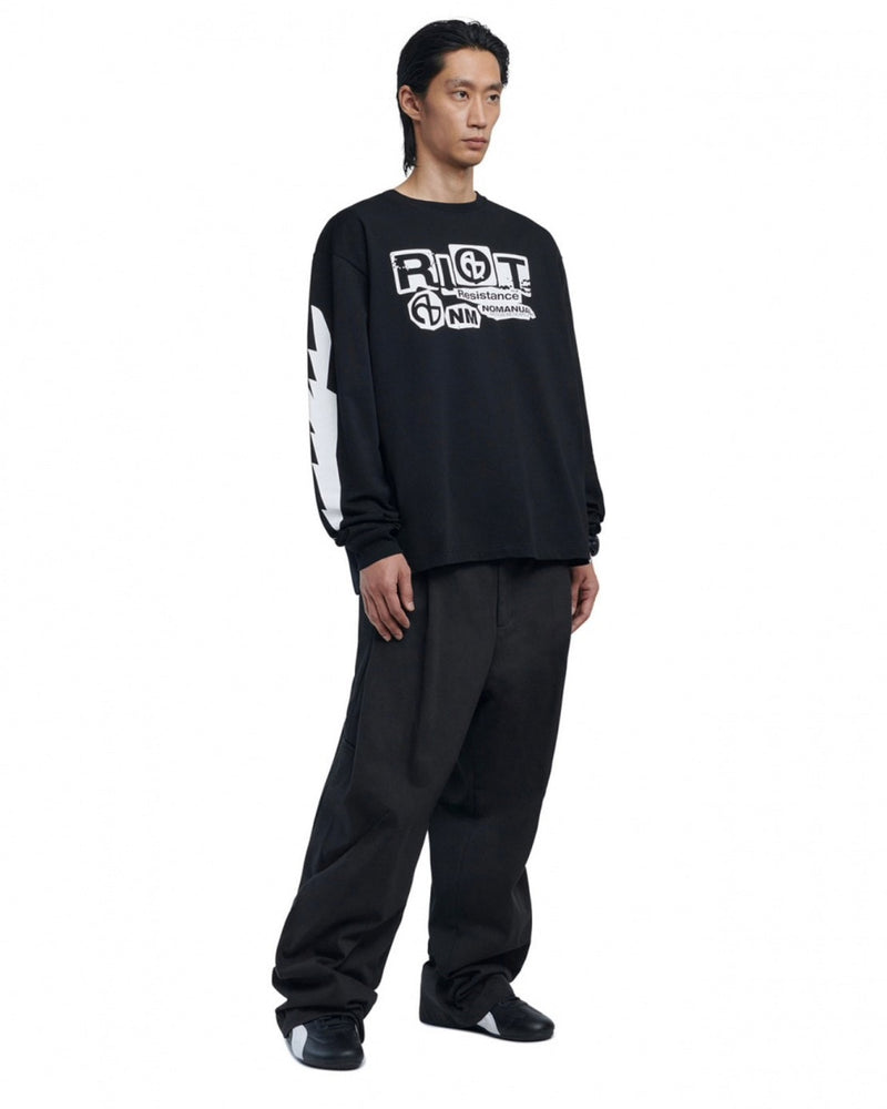 【NOMANUAL】RIOT LONG SLEEVE TEE