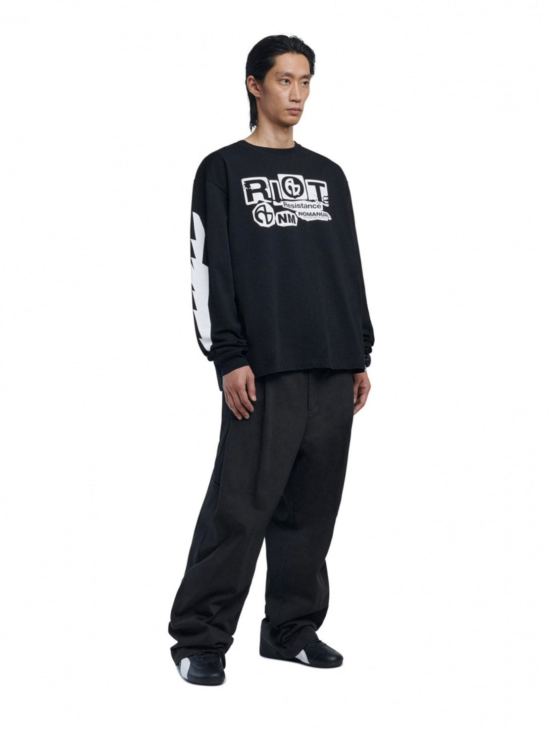 【NOMANUAL】RIOT LONG SLEEVE TEE