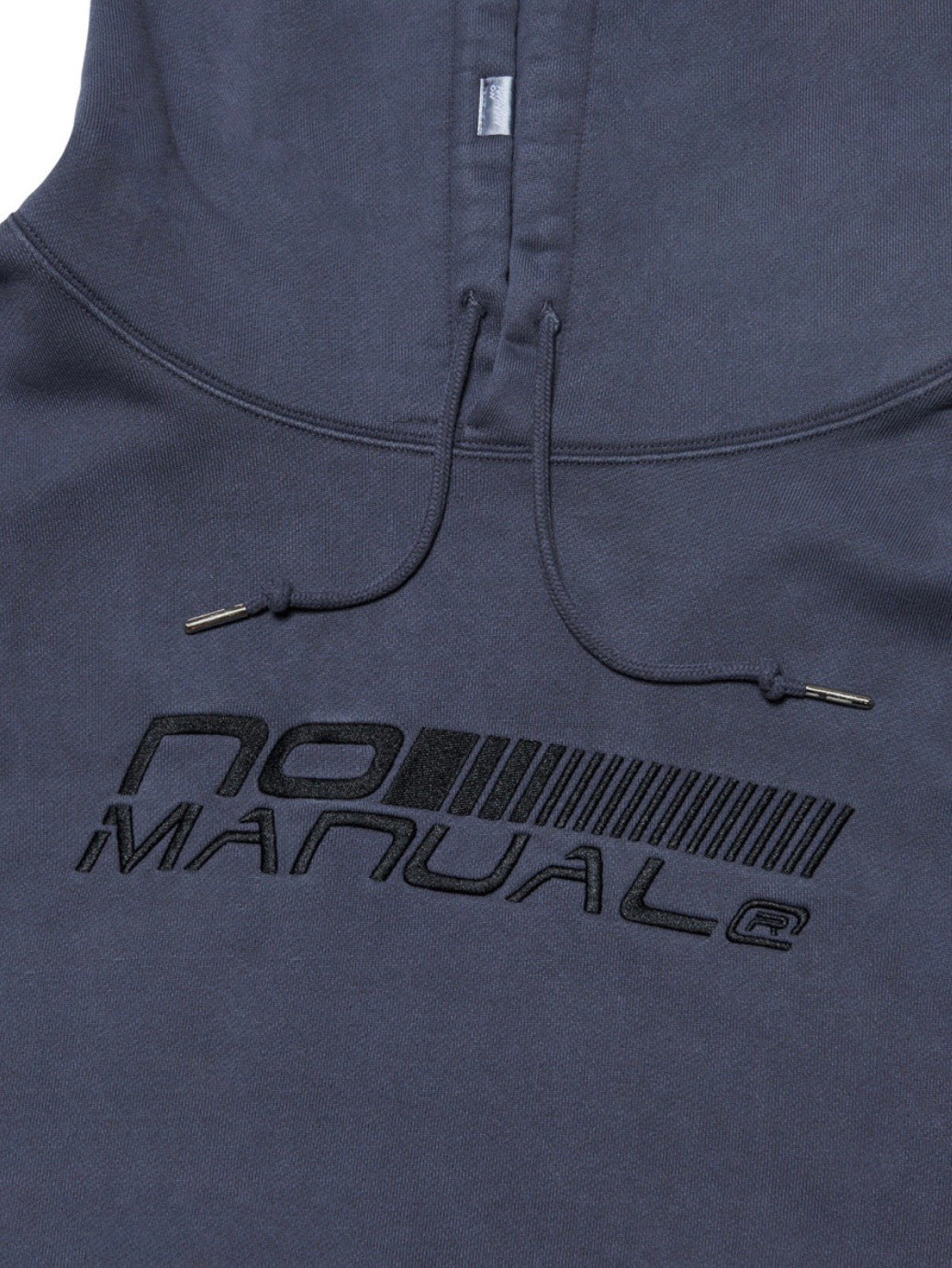 【NOMANUAL】OVERDYED SPEED LOGO HOODIE