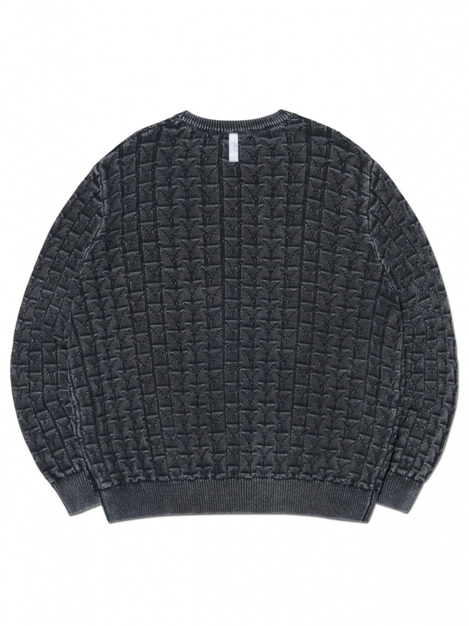 【NOMANUAL】SYMBOL JACQUARD KNIT / 【ノーマニュアル】シンボルジャガード長袖ニット