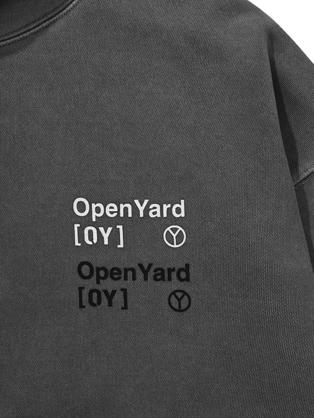 【OY】PIGMENT TYPO HOODIE