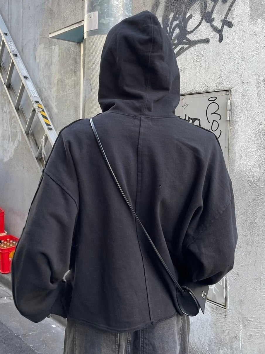 受注制【nmtc +】unisex cropped hoodie (4color)