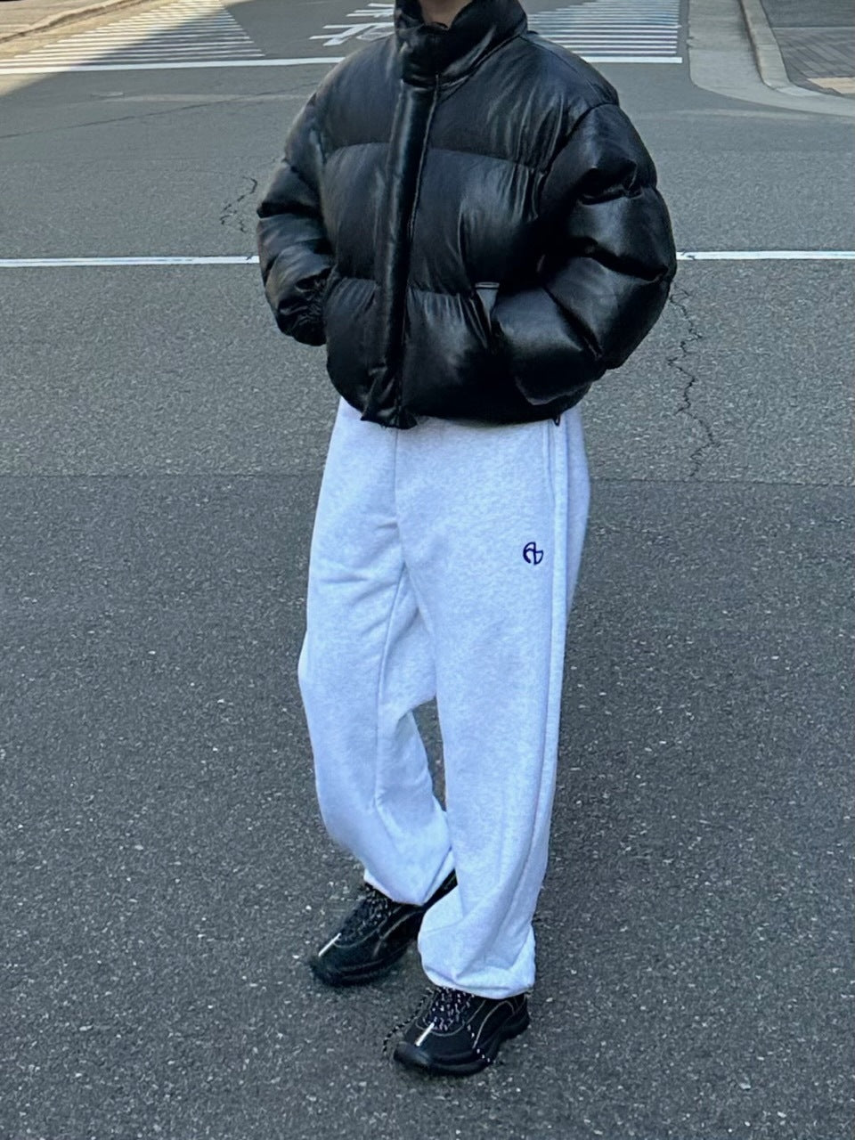 大阪店WEB限定受注制【Chikashitsu +】fake leather padded blouson