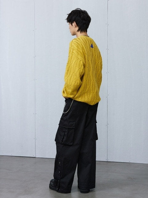 【ARCH by ROARINGWILD】FISH SCALE PATTERN SWEATER