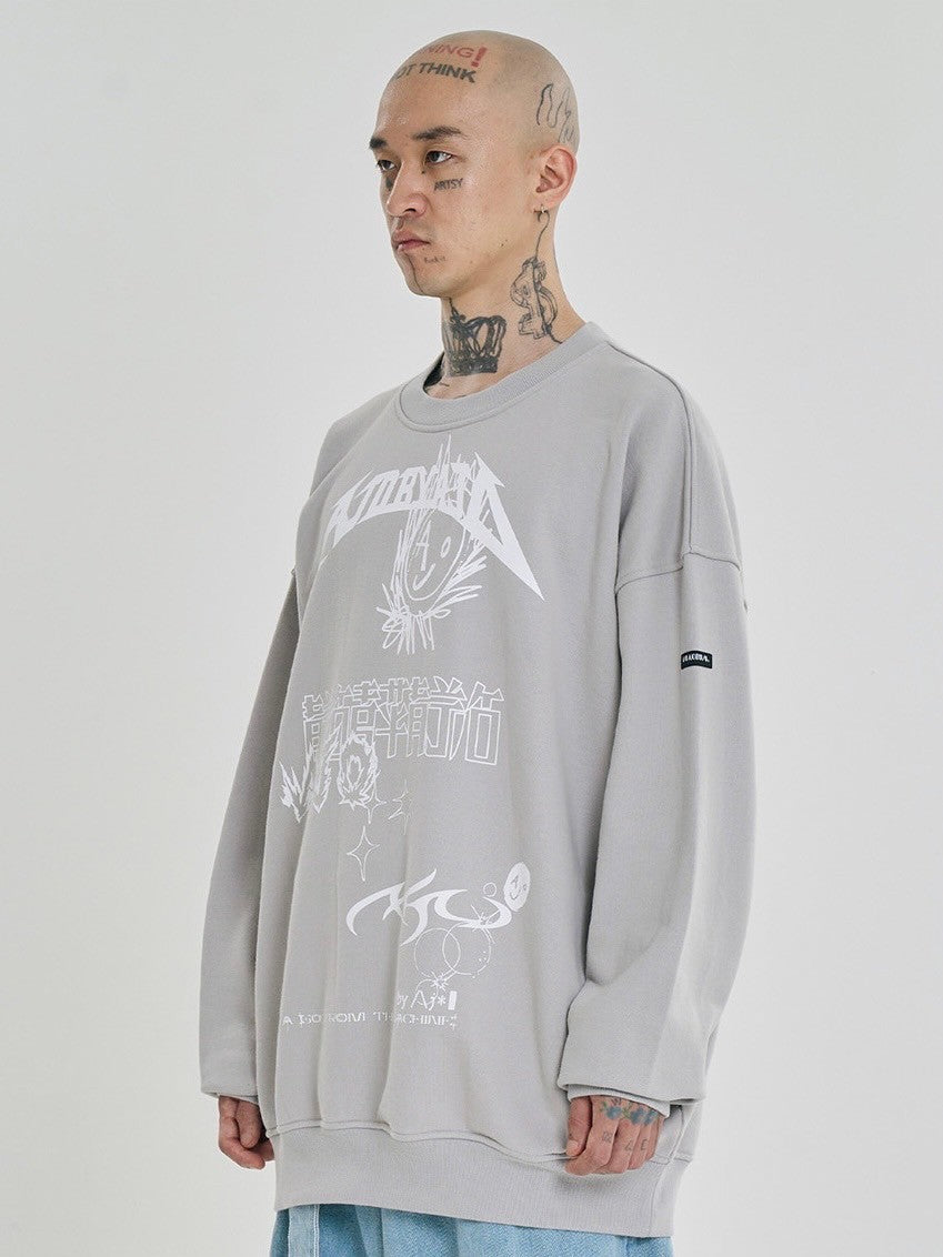 【AJOBYAJO】AJOLICA Collage Sweatshirt