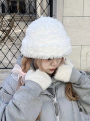 受注制【nmtc +】hairy beanie (3color)