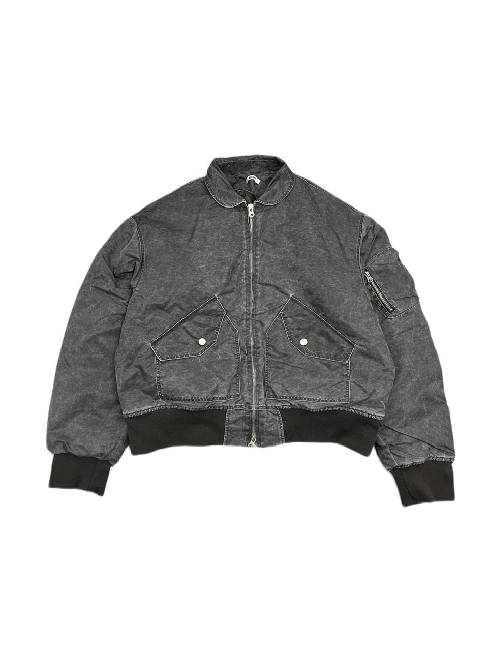 受注制【Never mind the XU】pigment bomber padding (2color)