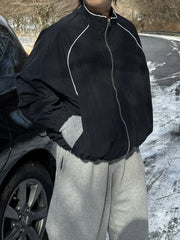 受注制【RENOL】piping nylon jacket (2color)