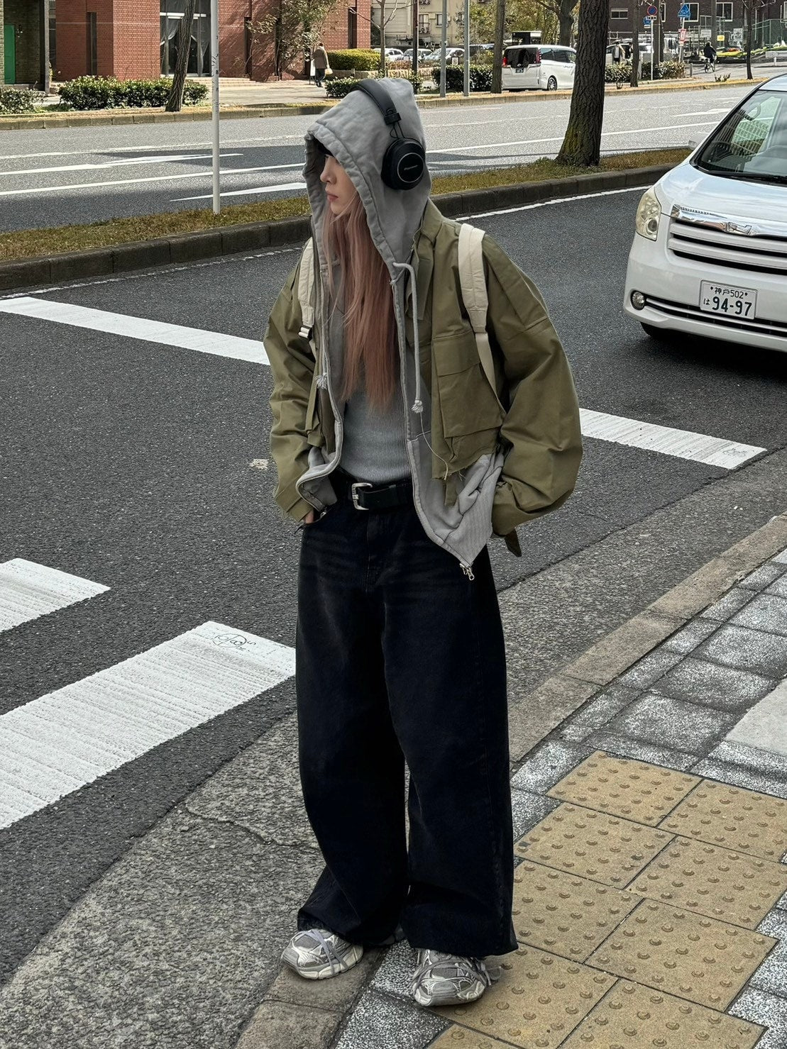 受注制【Chikashitsu +】pocket string backpack (2color) / 【チカシツプラス】ポケットストリングバッグパック