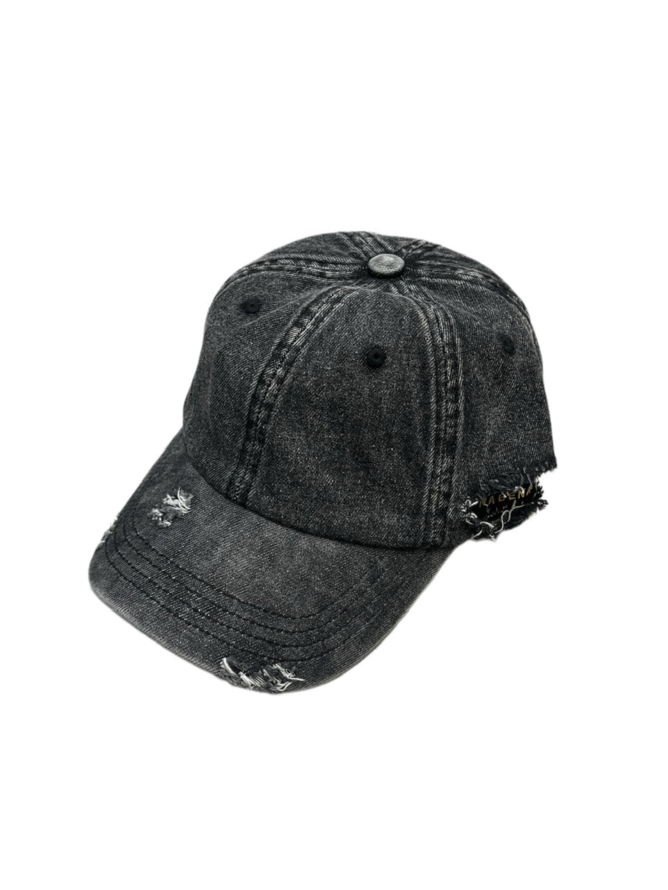受注制【Never mind the XU】wash denim cap (2color) / 【ネバーマインドザエックスユー】ウォッシュデニムキャップ
