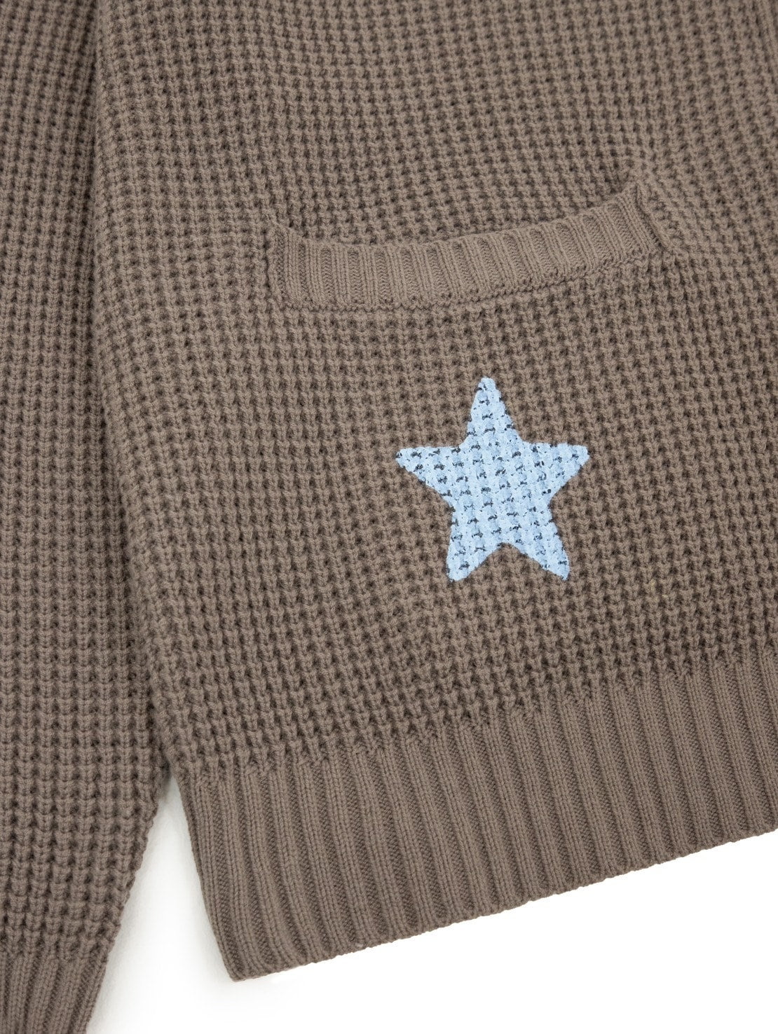【VANDY THE PINK】STAR KNIT ZIP UP