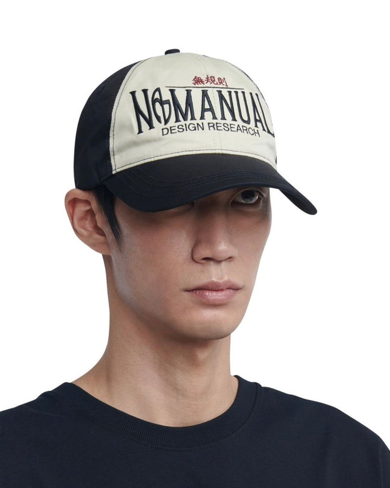【NOMANUAL】2C TRUCKER BALL CAP / 【ノーマニュアル】ロゴボールキャップ