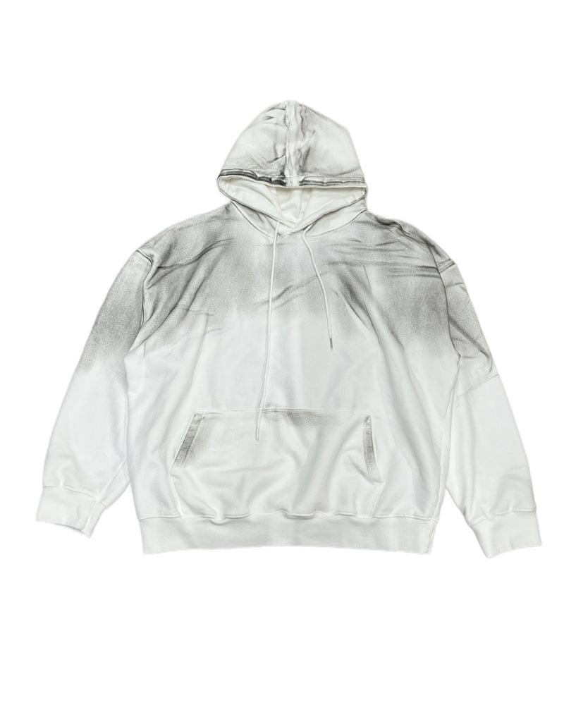 受注制【Never mind the XU】spray design hoodie (2color)