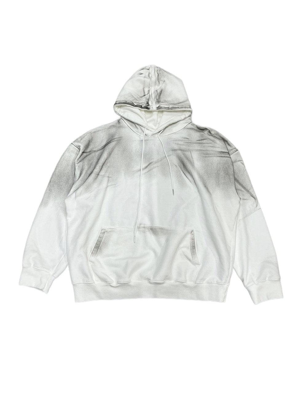 受注制【Never mind the XU】spray design hoodie (2color)