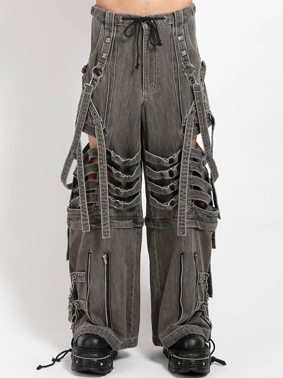 【TRIPP nyc】SUPER CUT OUT PANT[JM7130M] / 【トリップ エヌワイシー】カットアウトボンテージワイドパンツ