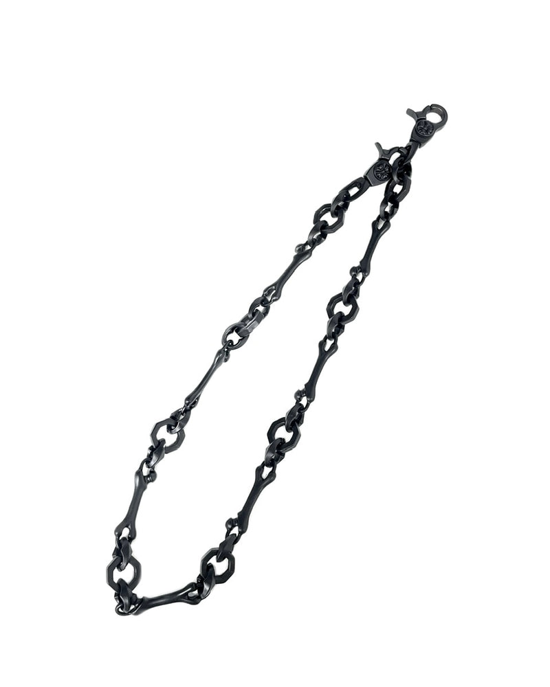受注制【Never mind the XU】black bone wallet chain