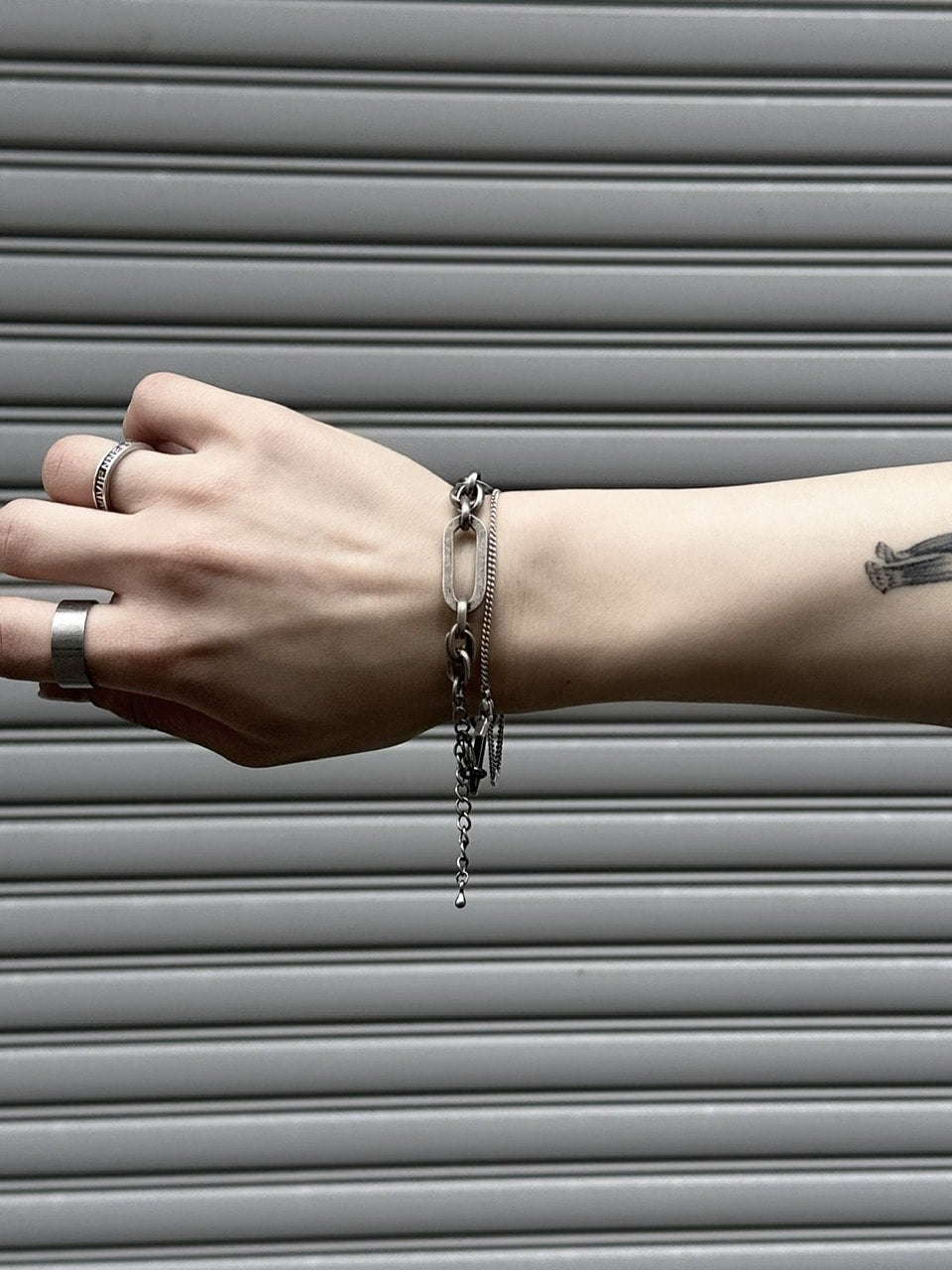 大阪店WEB限定【Chikashitsu +】original chain bracelet