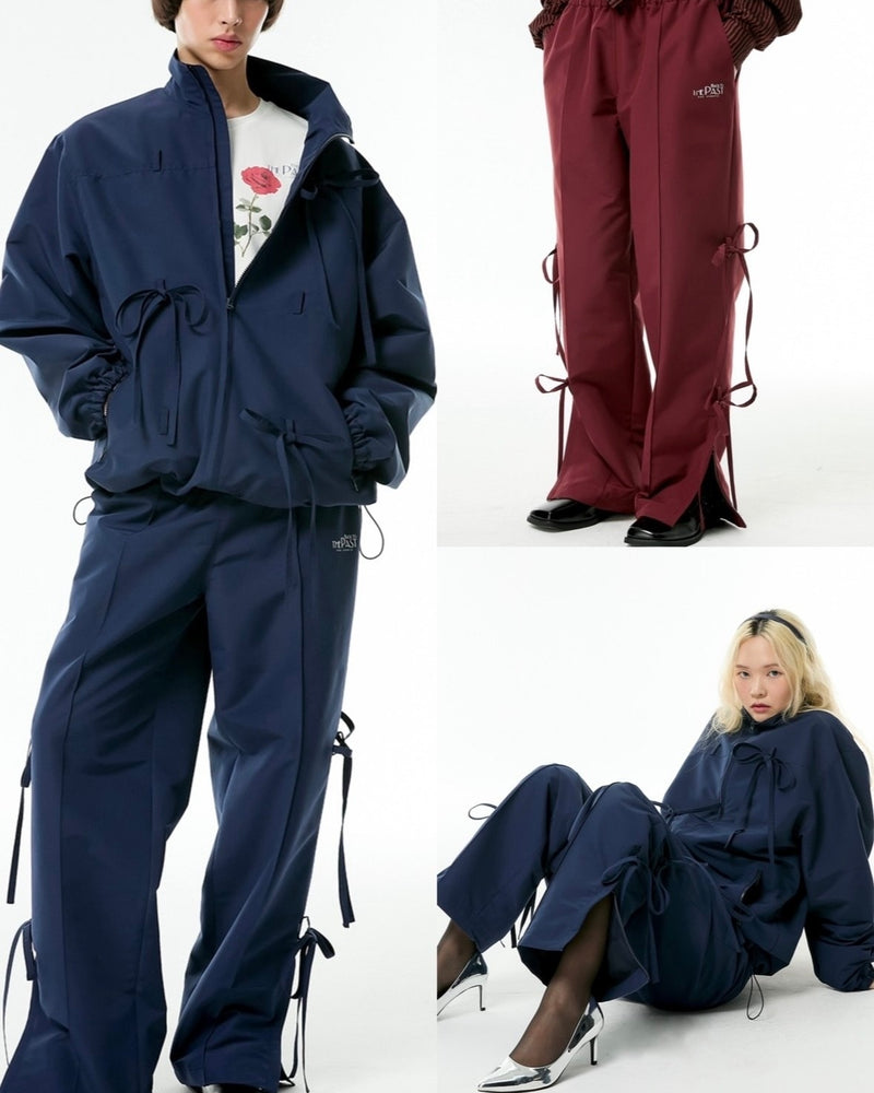 【ESC STUDIO】ribbon training pants
