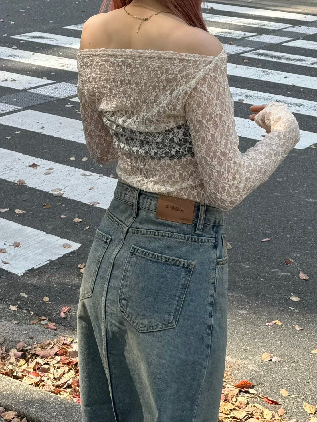 受注制【OaKS】off shoulder race tops