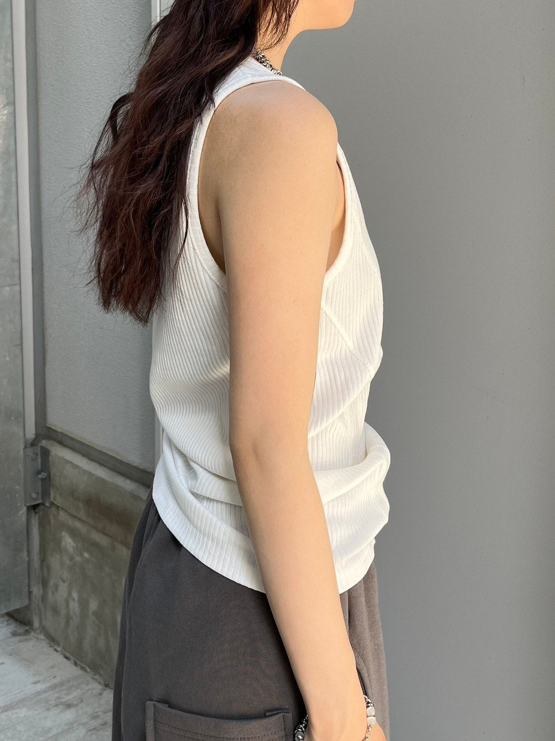 受注制【nmtc +】tight tank top (3color)