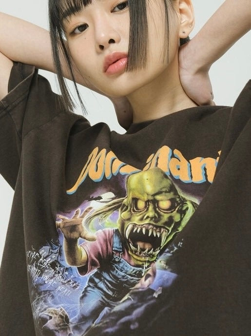 【DOMINANT】Vintage Washing Goosebumps Tee