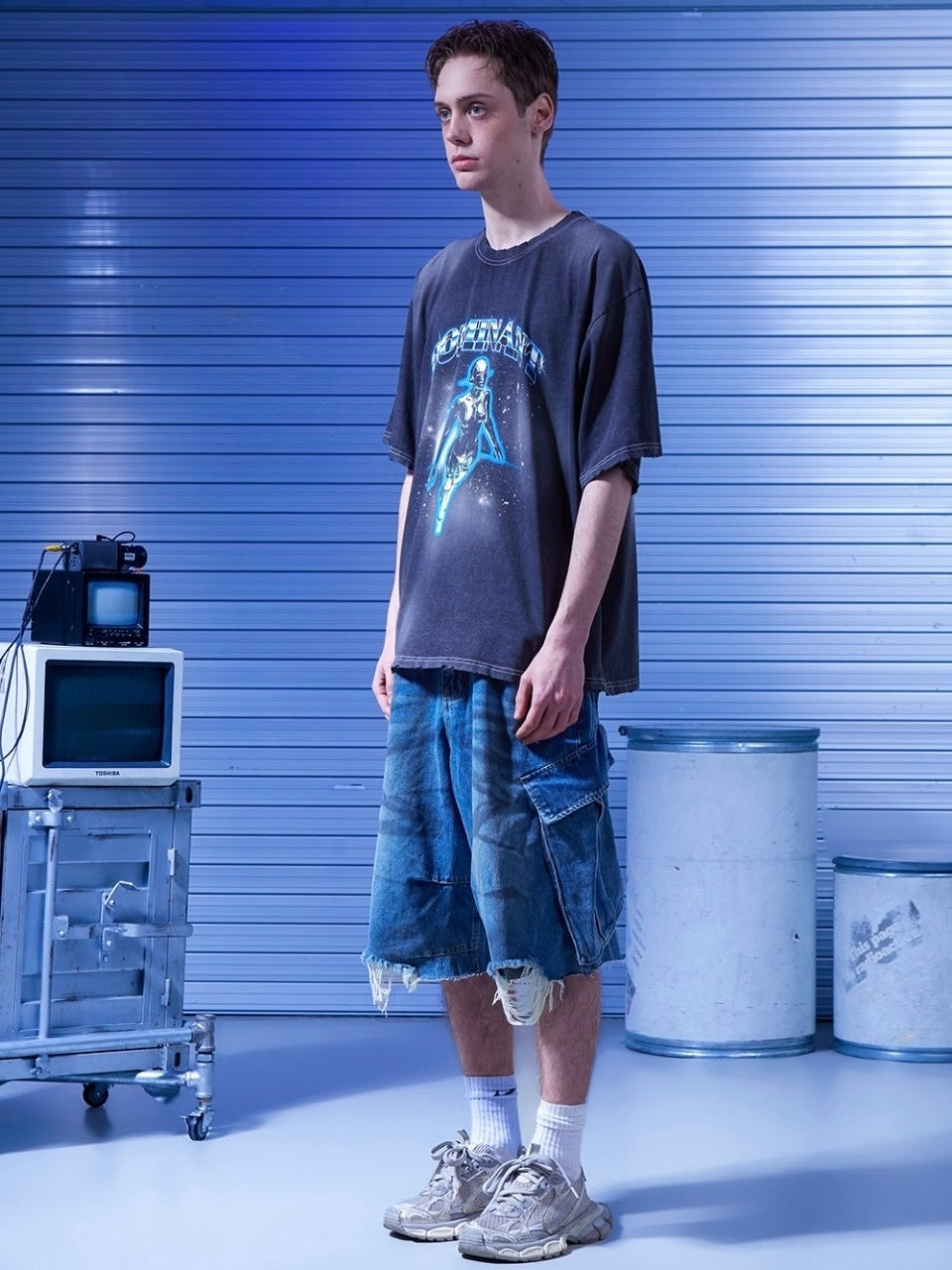 【DOMINANT】Space Mood Washing T-shirt