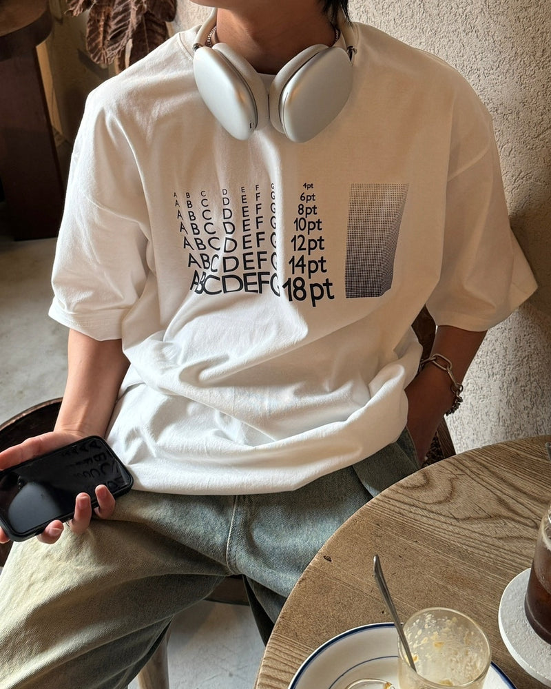受注制【RENOL】point size tee