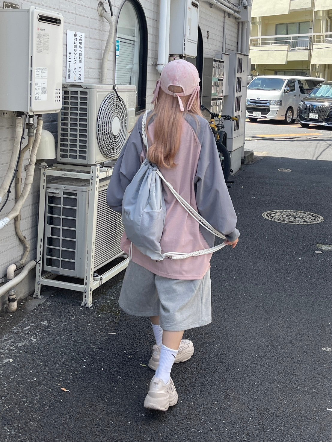 受注制【nmtc +】sports raglan long sleeve tee