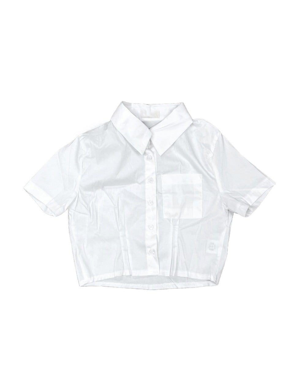 受注制【Never mind the XU】pintuck cropped shirt (3color)