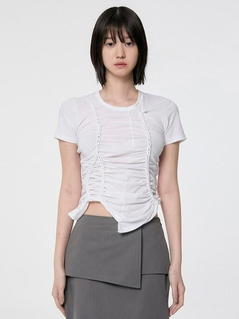 【FLAREUP】Handmade Twisted T-Shirt